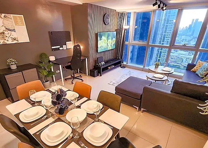 Spacious Executive 3br W/ Ps4 & Bathtub In Bgc Hotel